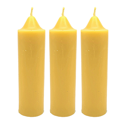 3 Emergency Beeswax Candles