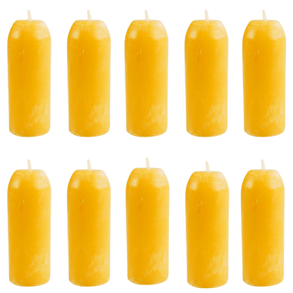 10 UCO Beeswax Candles