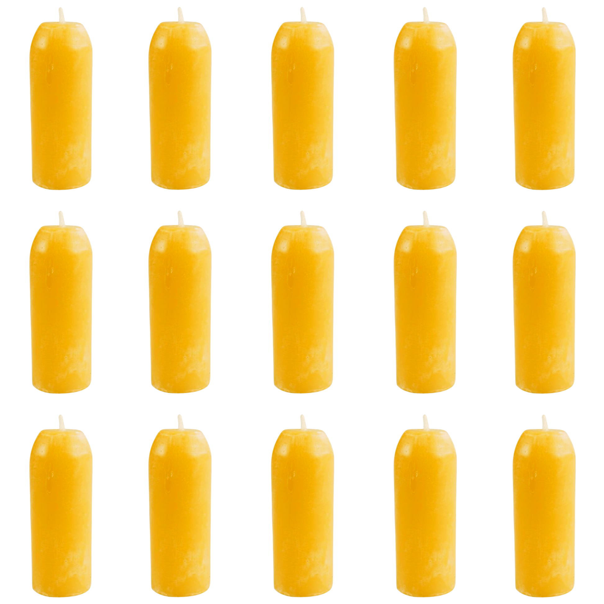 15 UCO Beeswax Candles